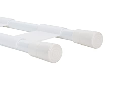 Camco RV Cupboard Double Bar | Adjustable Tension Bars