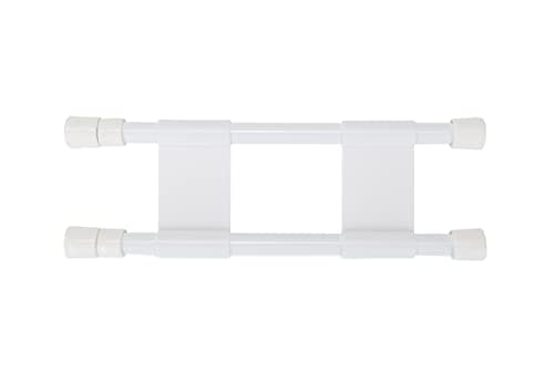 Camco RV Cupboard Double Bar | Adjustable Tension Bars