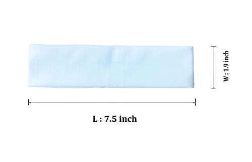12 Pack Soft Stretchy Elastic Headbands for Women & Girls - Beauty Hair Accessories