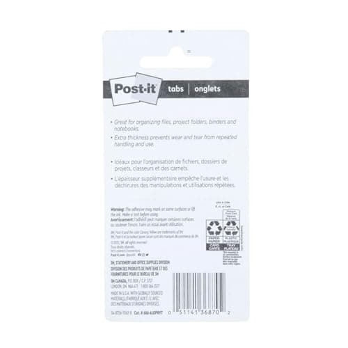 Post-it Tabs, 6/Color Dispenser (Aqua, Yellow, Pink, Red, Green, Orange)