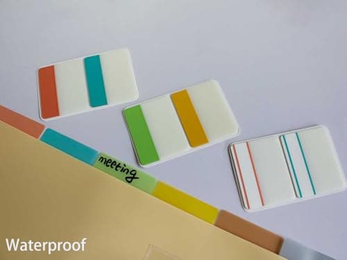 ELII Writable and Repositionable Colored Book Tabs (Pastel)