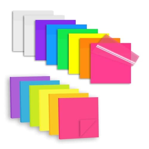 iKyce Clear Self-Adhesive Arrow Tabs, 680 Pieces, Book Markers & Highlights