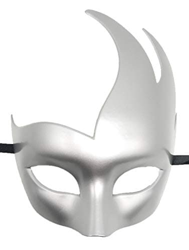 Coolwife Men's Vintage Venetian Checkered Masquerade Mask for Musical Party