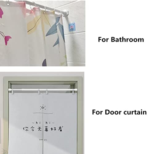 Adjustable Tension Curtain Rods for Windows, Cabinets, Closets (3-Pack)