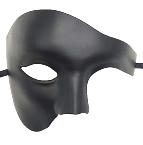 Coolwife Phantom of the Opera One-Eyed Masquerade Mask Costumes