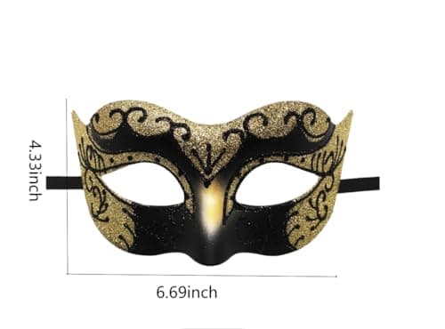 Masquerade Mask for Couple Halloween Venetian Lace Eyemask Party Prom Ball Mardi Gras
