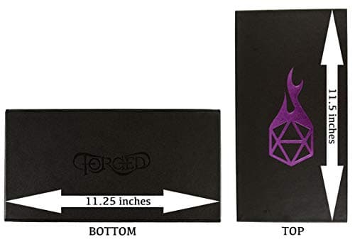 Forged Dice Co. Dice Battle Pit Dice Tray - 2-in-1 Rolling Tray and Storage for D&D and RPG Gaming