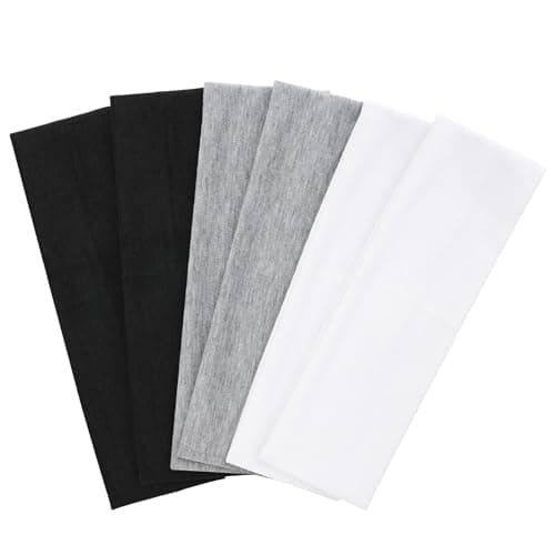 DERAYEE Women's Yoga Hair Bands, 12 Colors Soft Elastic Workout Headbands
