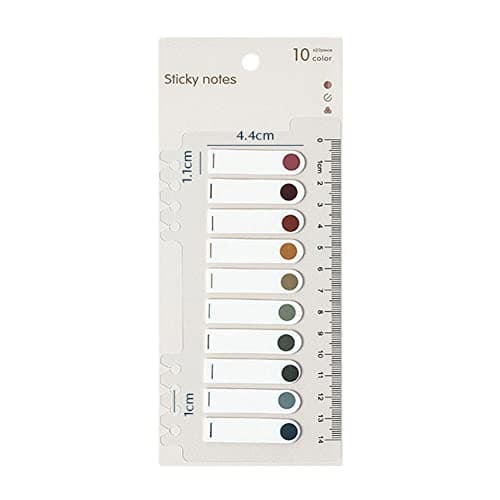 Morandi Sticky Note Tabs, Colored Book Markers for Annotating and Categorizing
