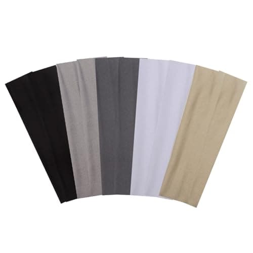 10 Pack Non-Slip Sport Headbands for Women, Soft Stretchy Yoga & Outdoor Exercise Hair Bands