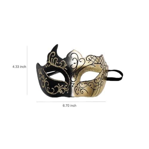 GIRCSS Couple's Venetian Mask for Halloween & Mardi Gras Party Ball Prom