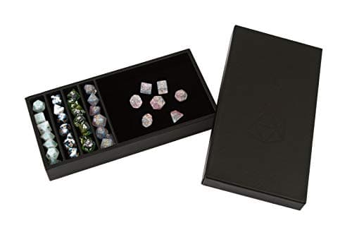 Forged Dice Co. Dual Dice Tray with Staging - Gray - Perfect for D&D and RPG Gaming