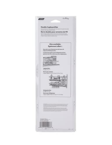 Camco RV Cupboard Double Bar | Adjustable Tension Bars
