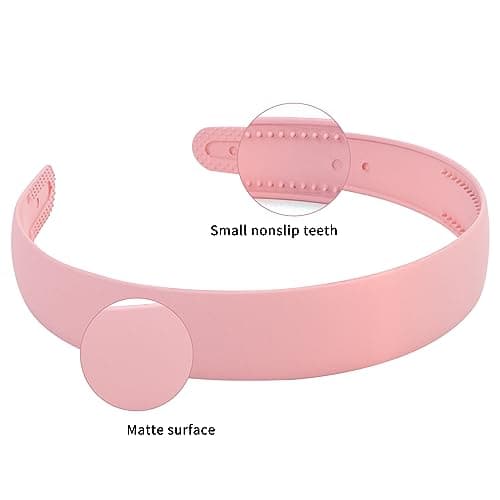 Wecoe 10pcs Colorful Teeth Headbands for Women and Girls