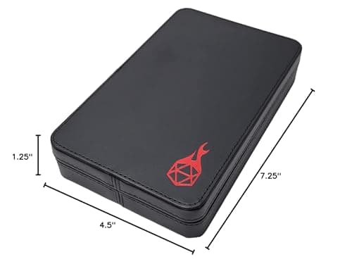 Forged Dice Co. Premium 3-Row Dice Case - Red