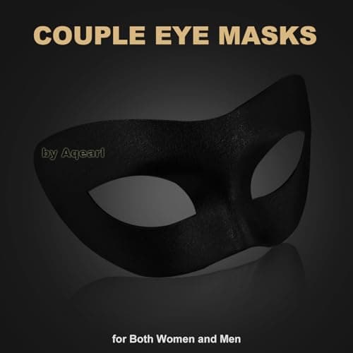 Aqearl Venetian Masquerade Mask for Couples Halloween Party Costume