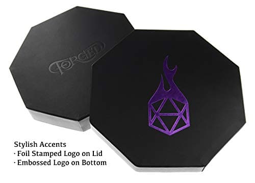 Forged Dice Co. Dice Arena Rolling Tray & Storage for Any Dice Game, D&D & RPG