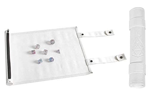 Forged Dice Co Scroll Dice Tray & Mat with Zippered Holder - DND Dice Storage