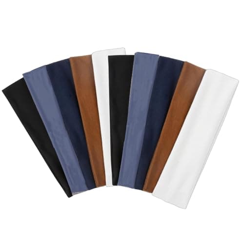 10 Pack Non-Slip Sport Headbands for Women, Soft Stretchy Yoga & Outdoor Exercise Hair Bands