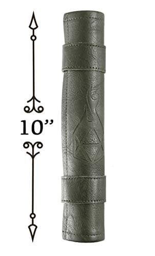 Forged Dice Co Scroll Tray + Mat with Zipper Holder - Up to 14 Dice - DND Compatible