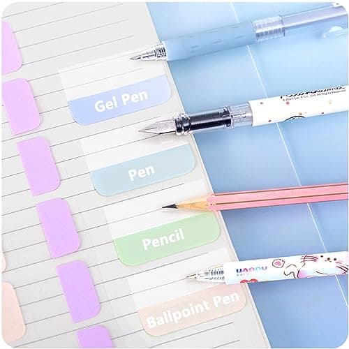 Morandi Tabs 2 Inch Sticky Index Tabs, Writable and Repositionable File Tabs Flags, Colored Page Markers 12Colors