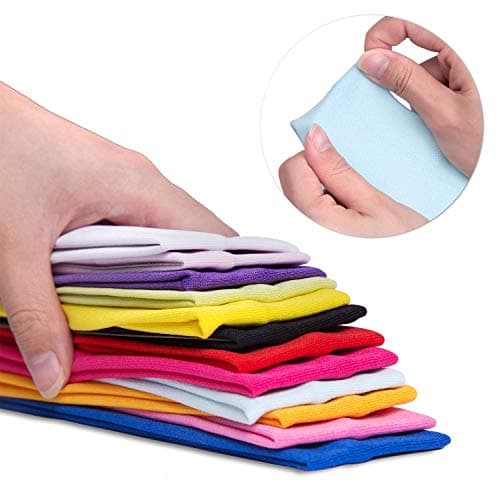 DERAYEE Women's Yoga Hair Bands, 12 Colors Soft Elastic Workout Headbands