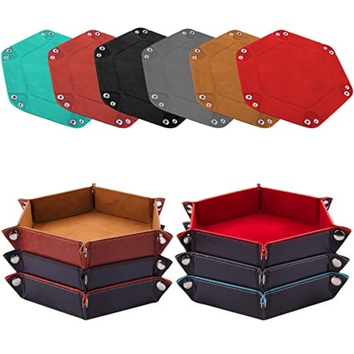 SIQUK Hexagon Dice Tray for RPG, DND and Board Games