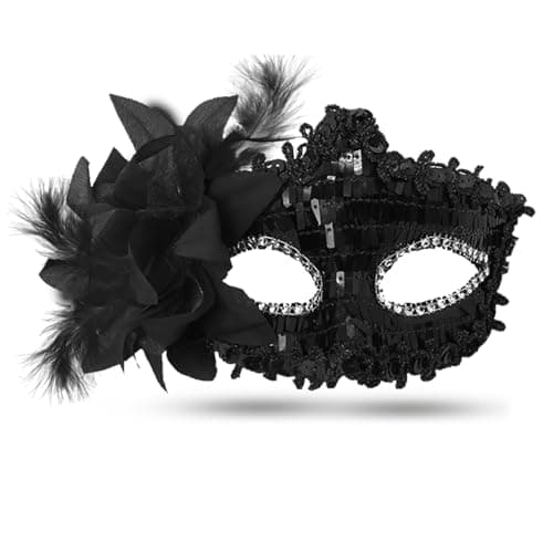 Men's & Women's Shiny Masquerade Masks for Halloween Party Prom