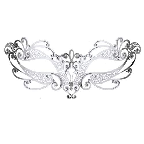 Coddsmz Laser Cut Metal Masquerade Mask for Venetian Parties