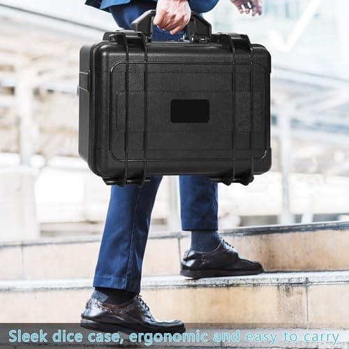 Sturdy 24 Slot Dice & Figurine Organizer Case, Perfect for Collectors and RPGs