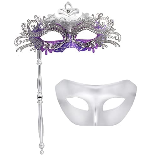Couple Venetian Masquerade Mask