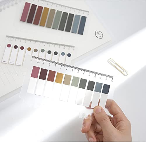1200 Pcs Morandi Colored Book Tabs, Writable Index Flags for Notebooks