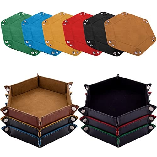 SIQUK Hexagon Dice Tray for RPG, DND and Board Games