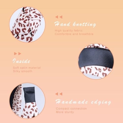 LOVNFC Girls' Colorful Wide Top Knot Headbands, 6Pcs No Slip Jewelry Embellished