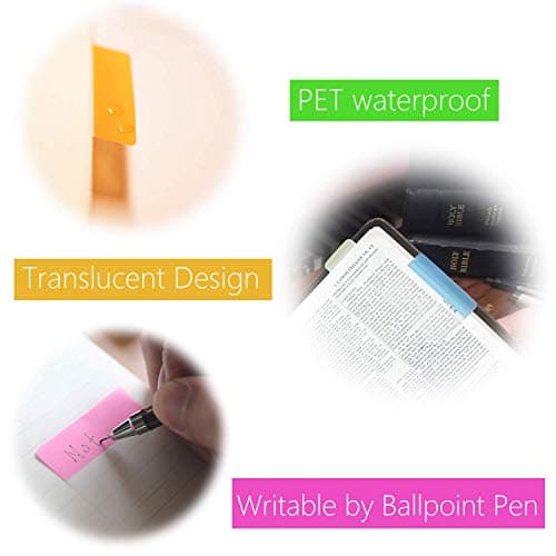 KICNIC 960-Piece 2" Colored Sticky Tabs for Binders, Books & Notebooks