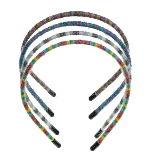 Minihope Skinny Multicolor Headbands - 6 Pack Durable & Adjustable - Instant Style
