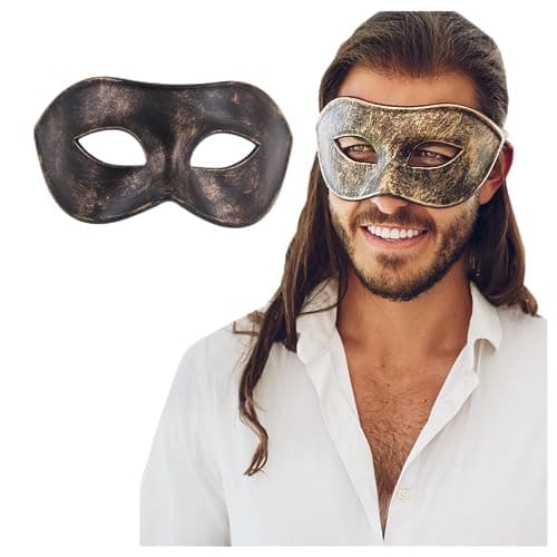 Antique Look Masquerade Mask for Men Halloween & Events