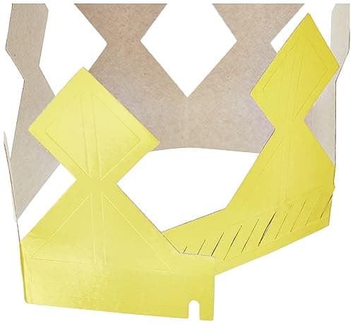 Stylish Gold Birthday Crown - 8" x 4.5" - Perfect for Special Celebrations