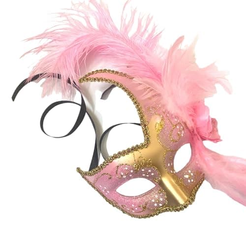 MasqStudio Brocade Lace Masquerade Mask for Mardi Gras & Parties