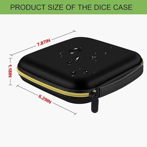 DND Dice Storage Case, Polyhedral Dice Box for RPGGames