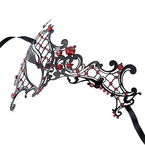 Thmyo Couples Masquerade Mask - Phantom of the Opera Laser Cut Metal