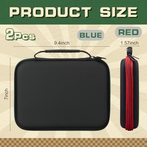 Aoriher 2 Pcs Dice Case with Handle, Large Capacity Dice Holder
