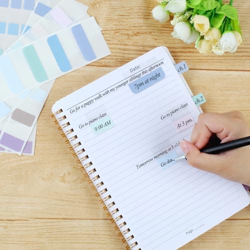 Joyberg 660P Reusable Colorful Tabs for Notebooks and Binders