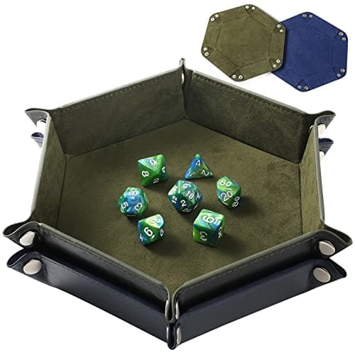 Portable Folding Dice Tray Set for RPG and Tabletop Gamers