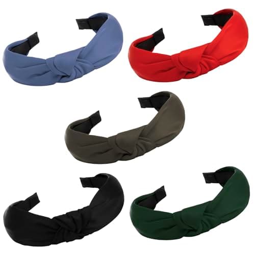 Women & Girls Stylish 5PCS Knotted Headbands