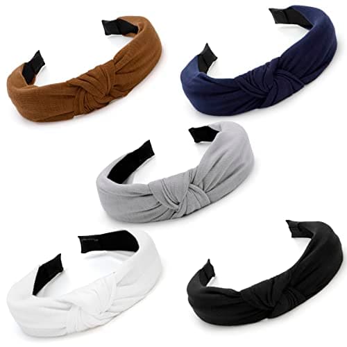 Women & Girls Stylish 5PCS Knotted Headbands