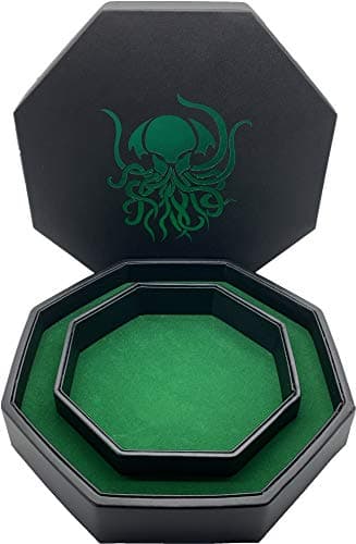 Norse Foundry Purple Dragon 8" Octagon D&D Dice Tray - Storage Lid Included