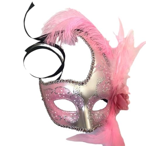 MasqStudio Brocade Lace Masquerade Mask for Mardi Gras & Parties