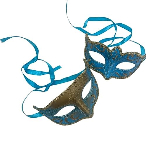 MasqStudio Couples Masquerade Ball Mask for Cosplay & Mardi Gras Prom