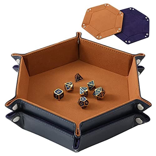 Portable Folding Dice Tray Set for RPG and Tabletop Gamers